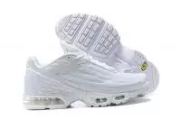 air max plus 3 discount all white